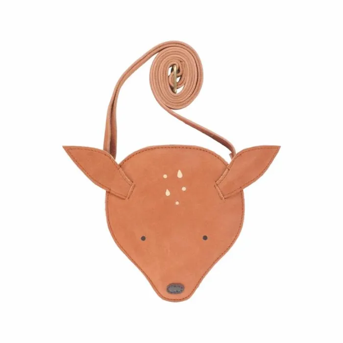 Donsje Amsterdam Accessories Baby Britta Classic Purse Walnut Nubuck