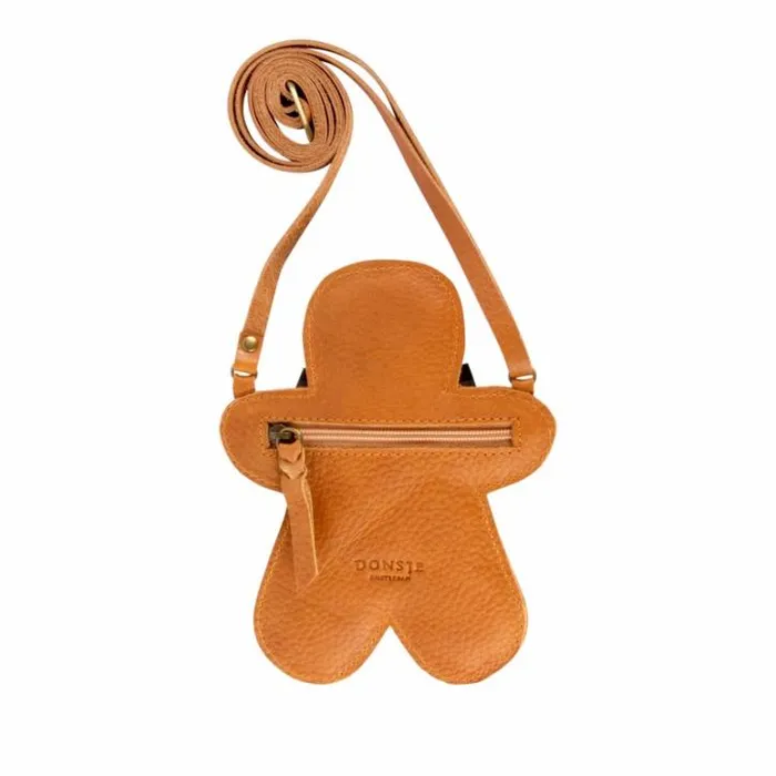 Donsje Amsterdam Accessories Baby Britta Exclusive Purse Toast Grain Leather