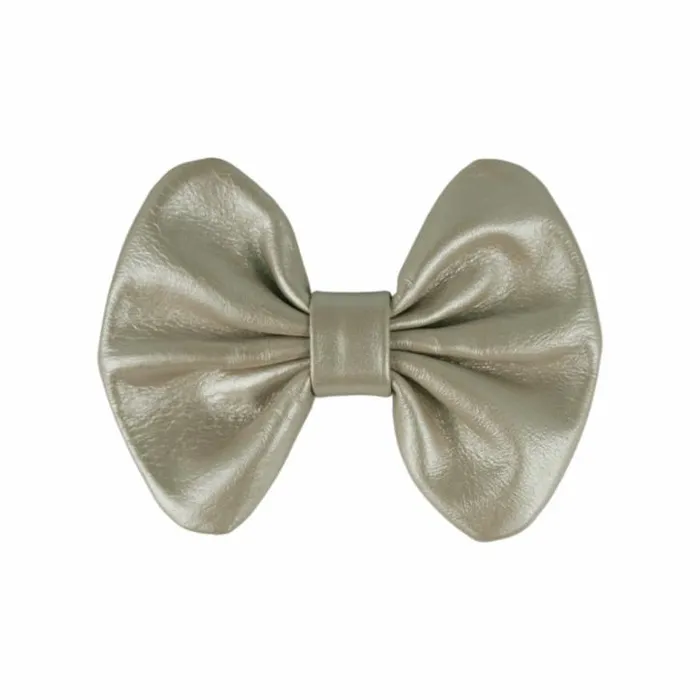 Donsje Amsterdam Accessories Baby Floor Exclusive Hairclip Champagne Metallic Leather
