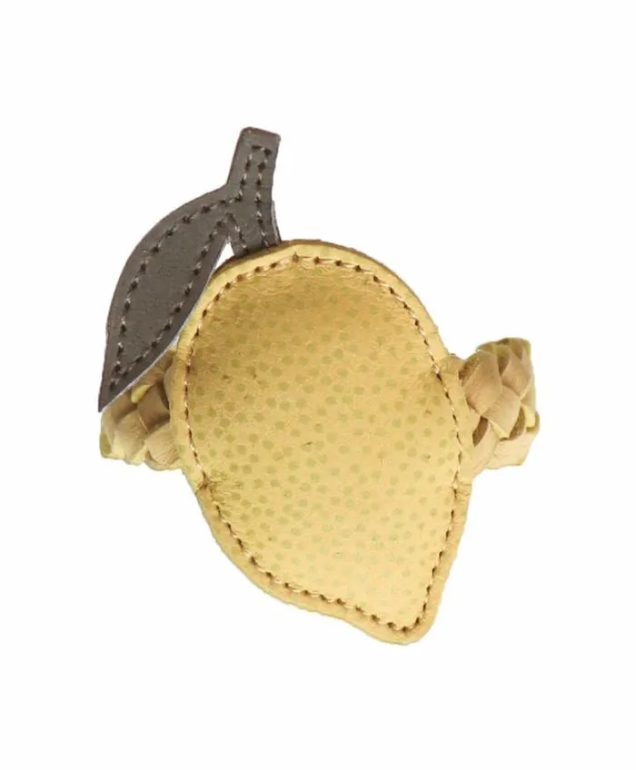 Donsje Amsterdam Accessories Baby Fruzi Bracelet Canary Dotted Nubuck