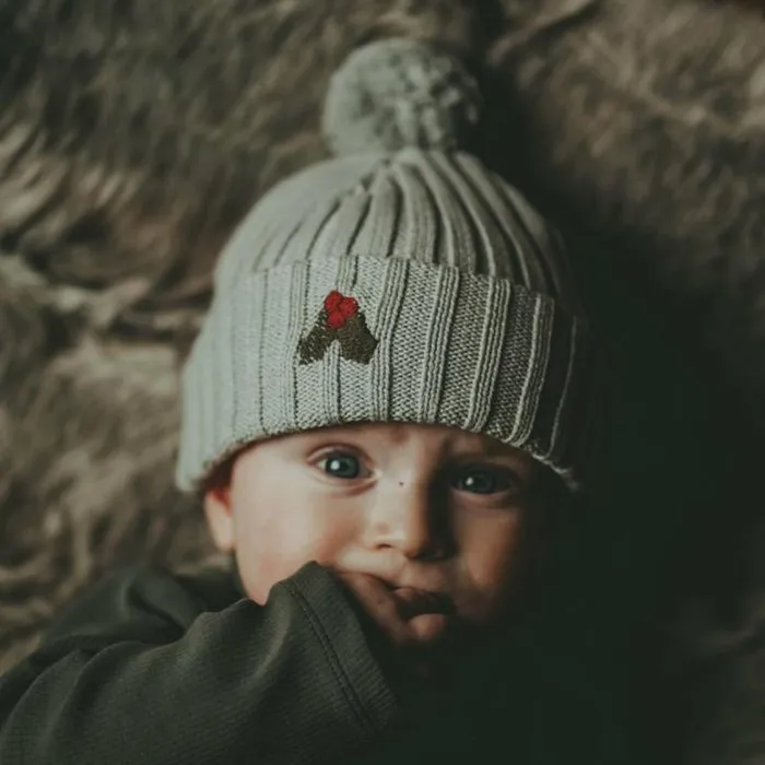 Donsje Amsterdam Accessories Baby Gissa Hat Silvery Sage