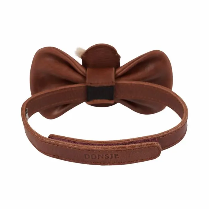 Donsje Amsterdam Accessories Baby Jery Bow Tie Burgundy Classic Leather