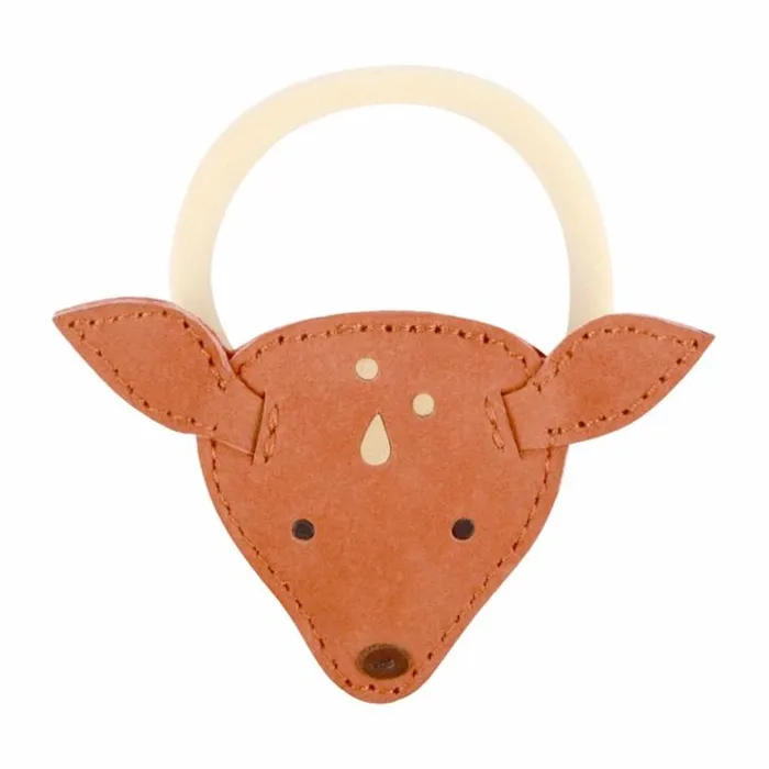 Donsje Amsterdam Accessories Baby Josy Classic Hair Tie Walnut Nubuck