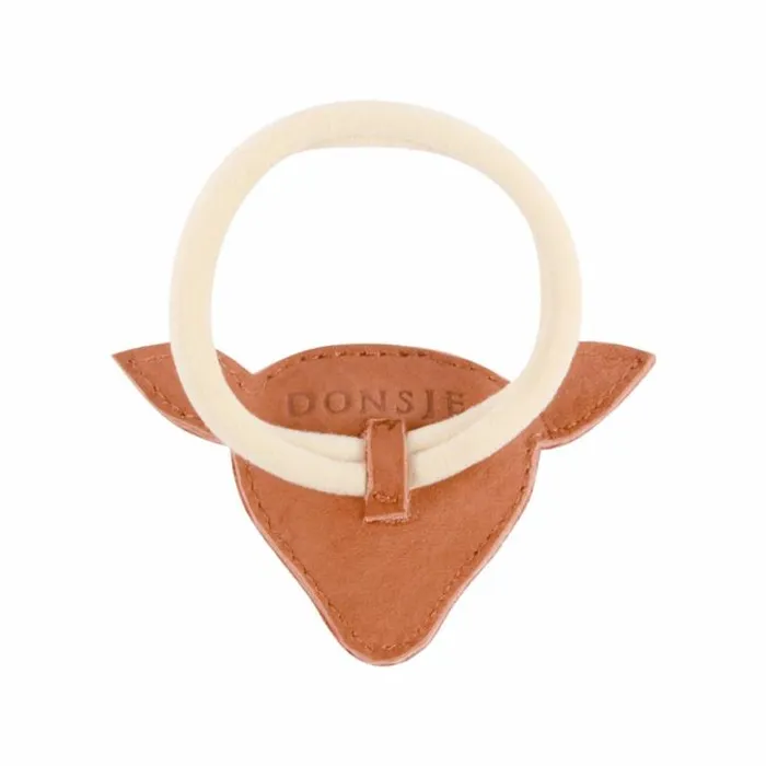 Donsje Amsterdam Accessories Baby Josy Classic Hair Tie Walnut Nubuck