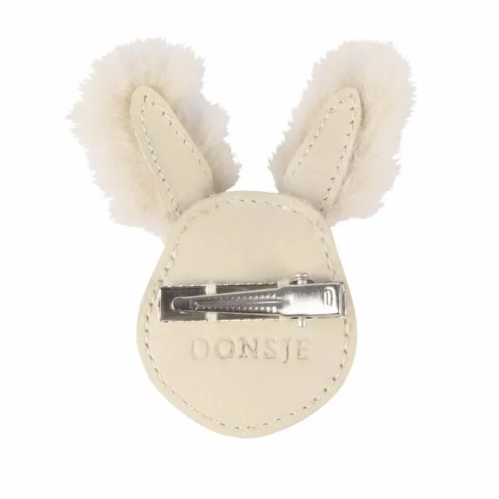 Donsje Amsterdam Accessories Baby Josy Exclusive Hairclip Cream Leather