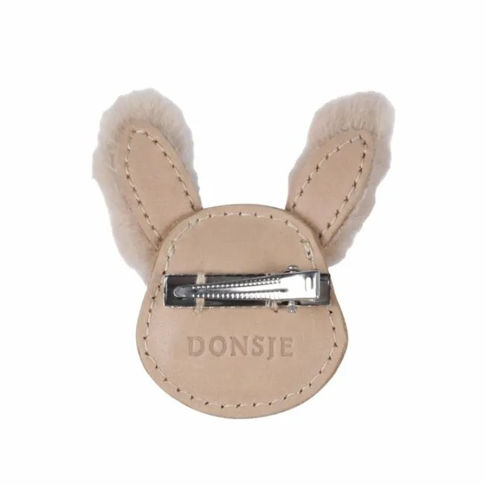 Donsje Amsterdam Accessories Baby Josy Exclusive Hairclip Light Rust Leather