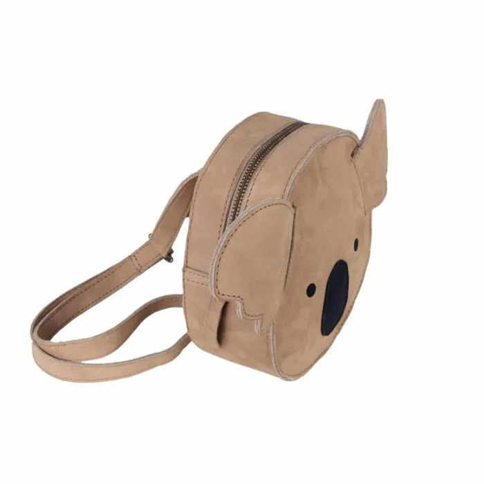 Donsje Amsterdam Accessories Baby Kapi Classic Backpack Truffle Nubuck