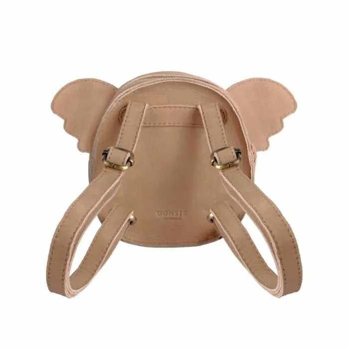 Donsje Amsterdam Accessories Baby Kapi Classic Backpack Truffle Nubuck