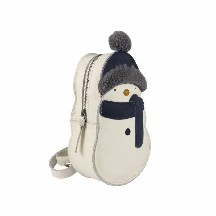 Donsje Amsterdam Accessories Baby Kliff Backpack Off White Leather