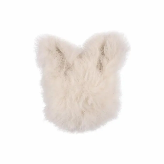 Donsje Amsterdam Accessories Baby Ploto Hairclip Off White Soft Faux Fur