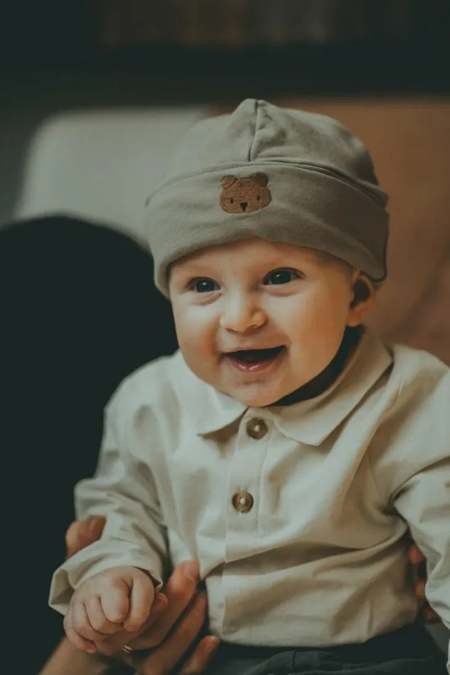 Donsje Amsterdam Accessories Baby Qeller Hat Dusty Green Donsje Amsterdam Accessories Baby Qeller Hat Dusty Green