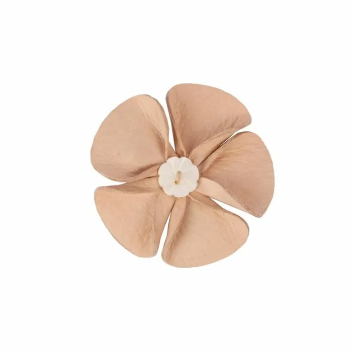 Donsje Amsterdam Accessories Baby Zaza Fields Hairclip Light Rose Leather