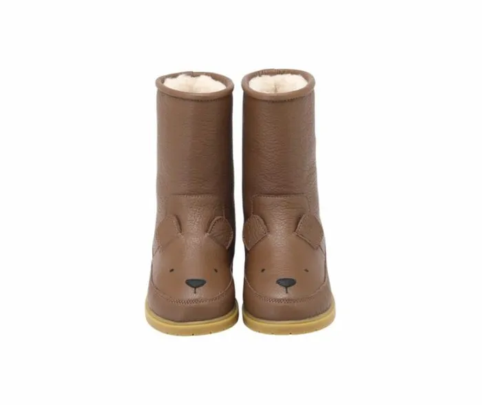Donsje Amsterdam Animal Styles Boys Wadudu Classic Boots Cognac Leather