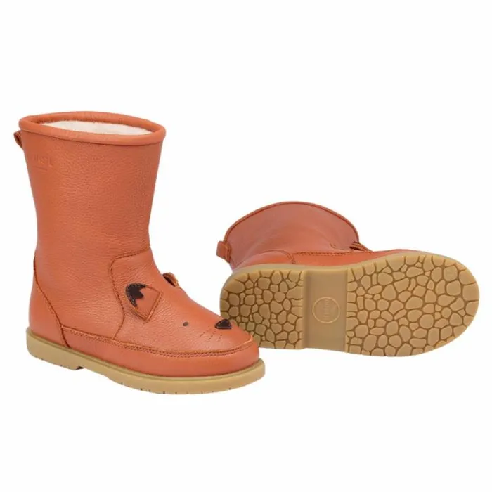 Donsje Amsterdam Animal Styles Boys Wadudu Classic Boots Maple Leather