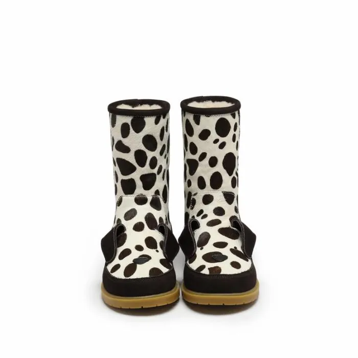 Donsje Amsterdam Animal Styles Boys Wadudu Exclusive Boots Spotted Cow Hair