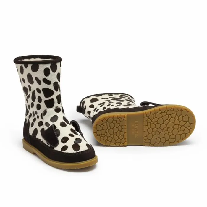 Donsje Amsterdam Animal Styles Boys Wadudu Exclusive Boots Spotted Cow Hair