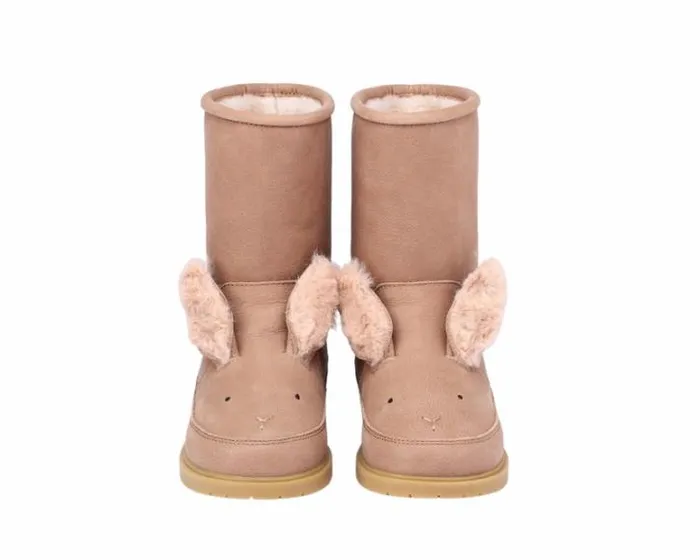 Donsje Amsterdam Animal Styles Girls Wadudu Exclusive Boots Hazelnut Leather