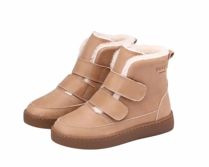Donsje Amsterdam Ankle Boots Boys Clenn Boots Beige Leather