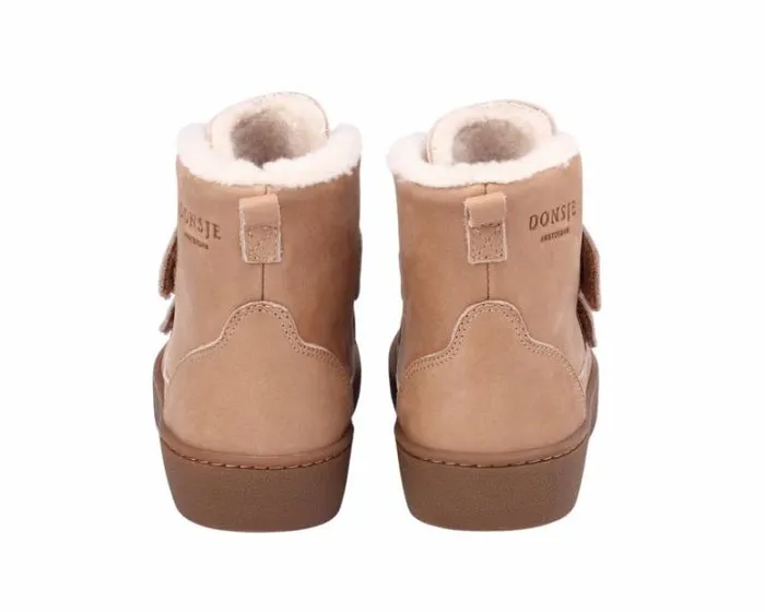 Donsje Amsterdam Ankle Boots Boys Clenn Boots Beige Leather