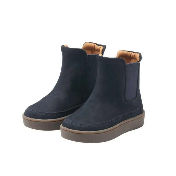 Donsje Amsterdam Ankle Boots Boys Ojeh Boots Navy Nubuck