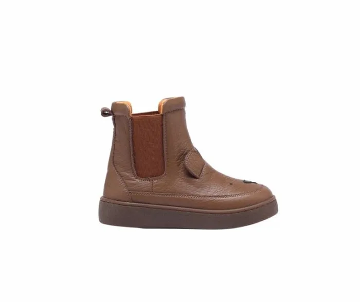 Donsje Amsterdam Ankle Boots Boys Thuru Classic Boots Cognac Leather