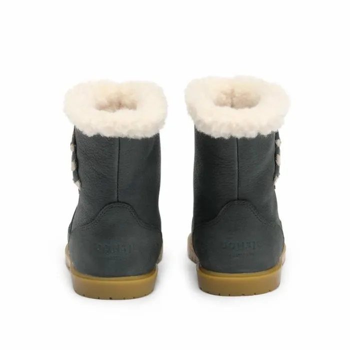 Donsje Amsterdam Ankle Boots Boys Trene Boots Deep Green Leather