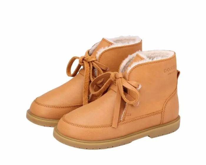 Donsje Amsterdam Ankle Boots Girls Buddy Caramel Leather