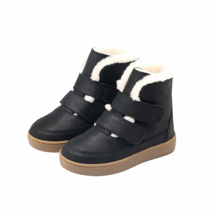 Donsje Amsterdam Ankle Boots Girls Clenn Boots Black Leather