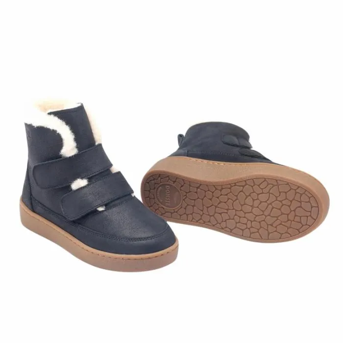 Donsje Amsterdam Ankle Boots Girls Clenn Boots Black Leather