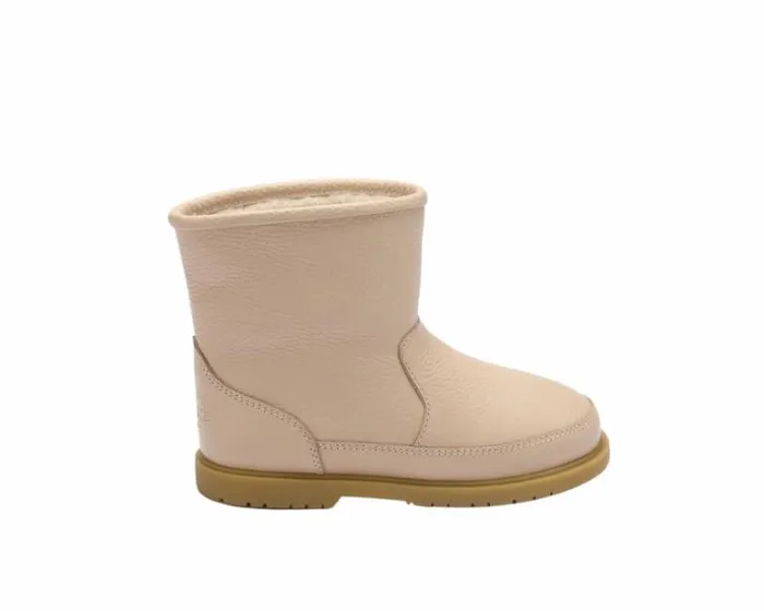 Donsje Amsterdam Ankle Boots Girls Elmis Light Rose Leather