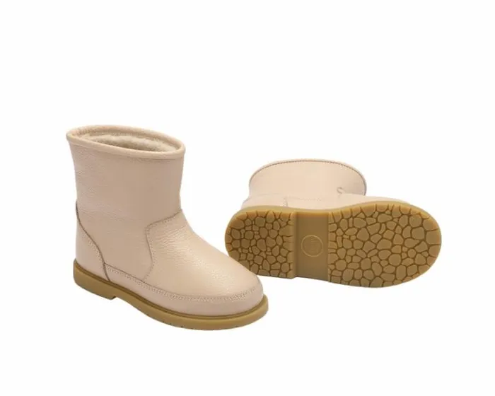Donsje Amsterdam Ankle Boots Girls Elmis Light Rose Leather
