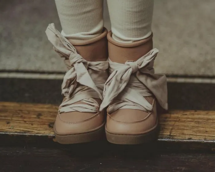 Donsje Amsterdam Ankle Boots Girls Ganza Boots Hazelnut Leather