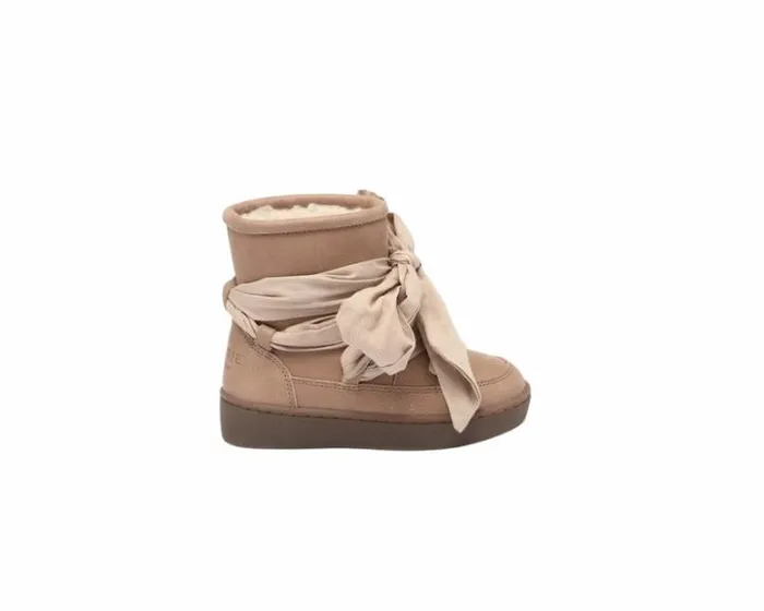 Donsje Amsterdam Ankle Boots Girls Ganza Boots Hazelnut Leather