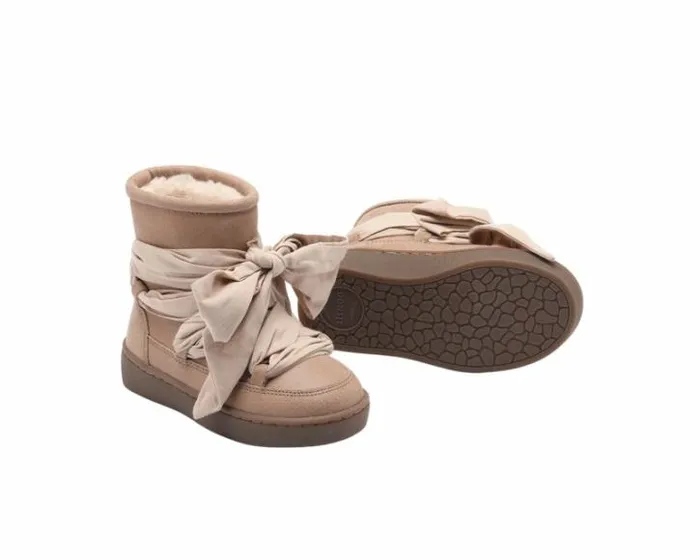 Donsje Amsterdam Ankle Boots Girls Ganza Boots Hazelnut Leather