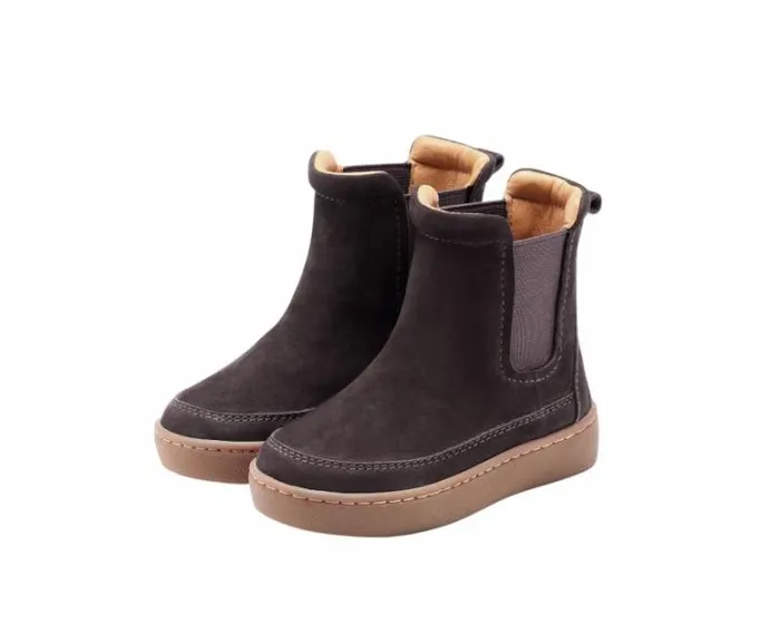 Donsje Amsterdam Ankle Boots Girls Ojeh Boots Dark Brown Nubuck
