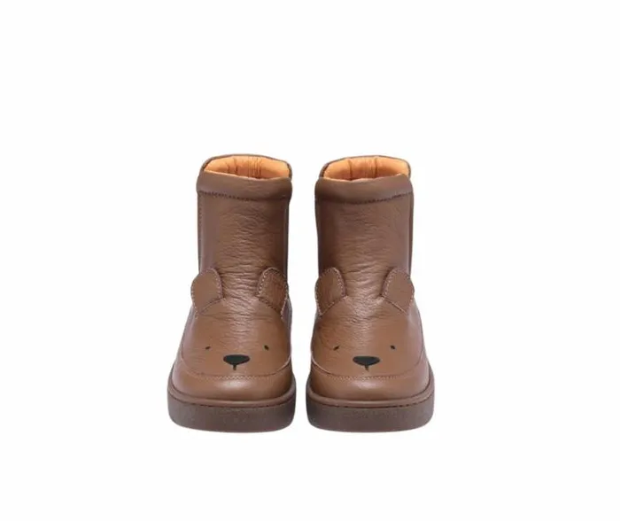 Donsje Amsterdam Ankle Boots Girls Thuru Classic Boots Cognac Leather