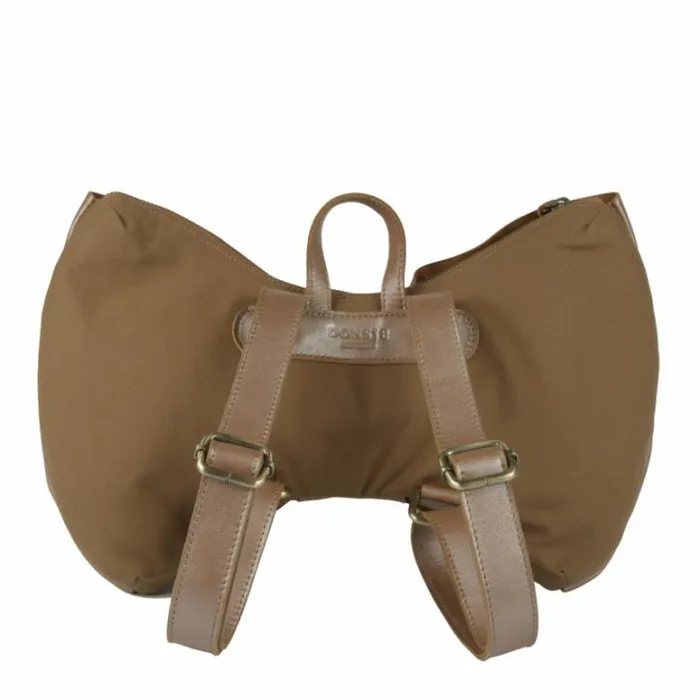 Donsje Amsterdam Backpacks and Purses Girls Iono Schoolbag Clay Metallic Leather