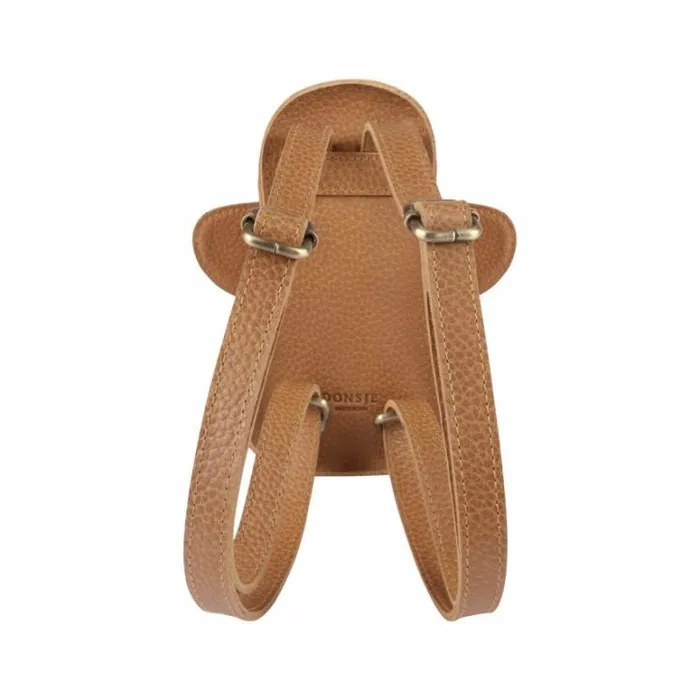 Donsje Amsterdam Backpacks Boys Kliff Backpack Toast Grain Leather