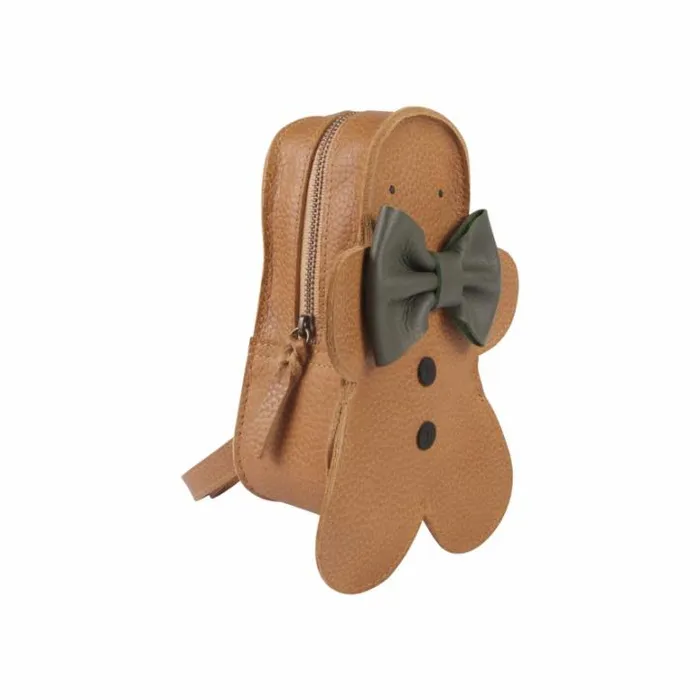 Donsje Amsterdam Backpacks Boys Kliff Backpack Toast Grain Leather