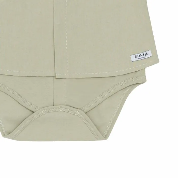 Donsje Amsterdam Bodysuits and Playsuits Baby Ber Bodysuit Moss Grey