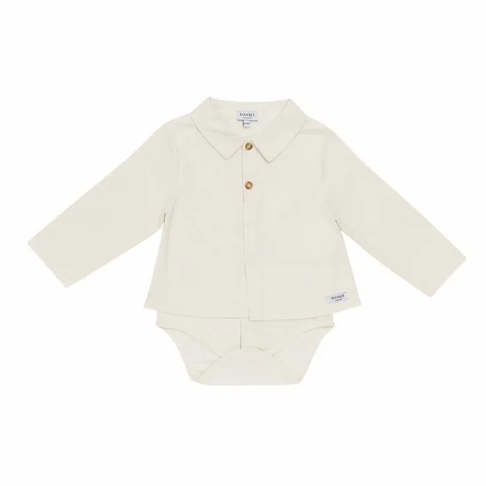 Donsje Amsterdam Bodysuits and Playsuits Baby Ber Bodysuit Warm White