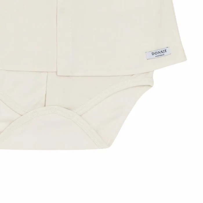 Donsje Amsterdam Bodysuits and Playsuits Baby Ber Bodysuit Warm White