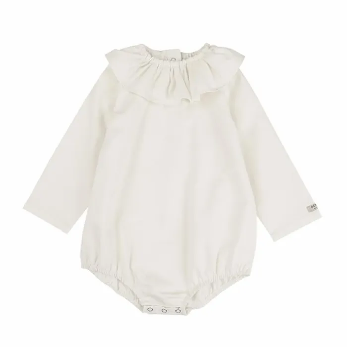 Donsje Amsterdam Bodysuits and Playsuits Baby Clea Bodysuit White