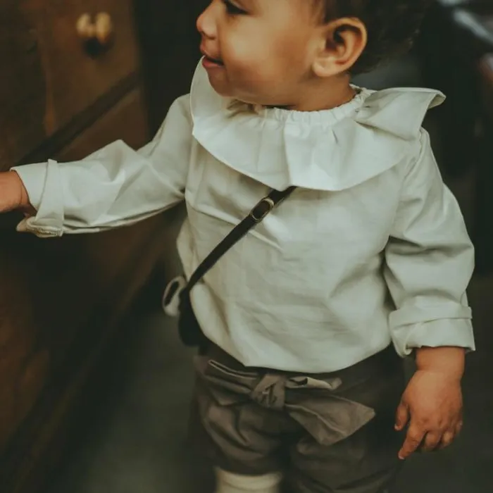 Donsje Amsterdam Bodysuits and Playsuits Baby Clea Bodysuit White