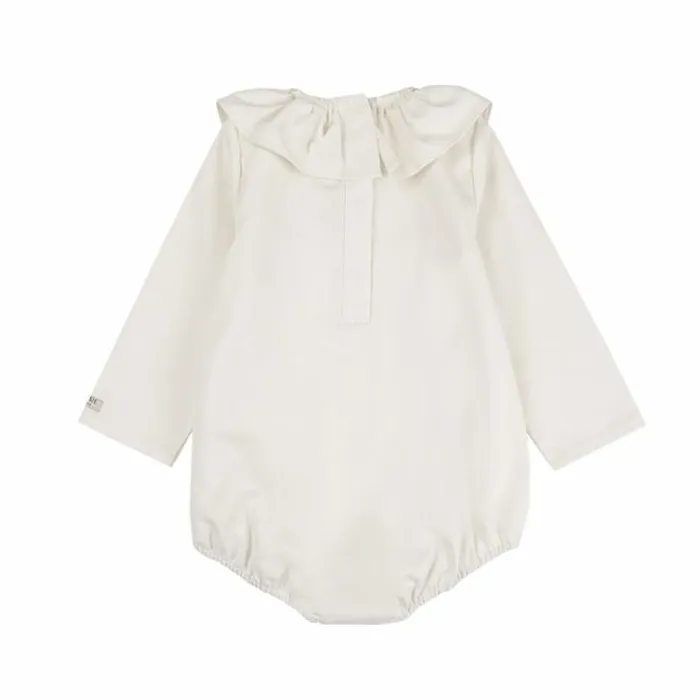 Donsje Amsterdam Bodysuits and Playsuits Baby Clea Bodysuit White