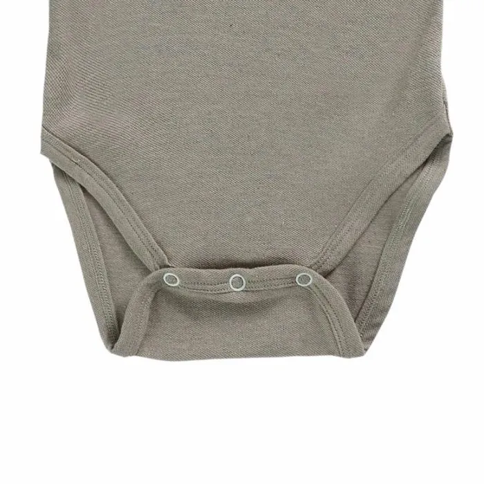 Donsje Amsterdam Bodysuits and Playsuits Baby Felix Bodysuit Warm Grey Melange