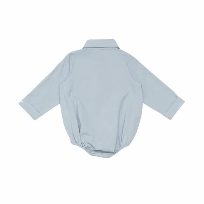 Donsje Amsterdam Bodysuits and Playsuits Baby Frimml Romper Ice Blue