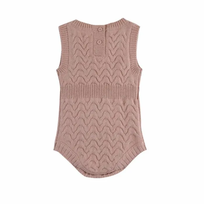 Donsje Amsterdam Bodysuits and Playsuits Baby Klaes Playsuit Cloudy Rose