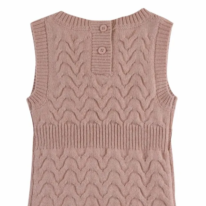 Donsje Amsterdam Bodysuits and Playsuits Baby Klaes Playsuit Cloudy Rose