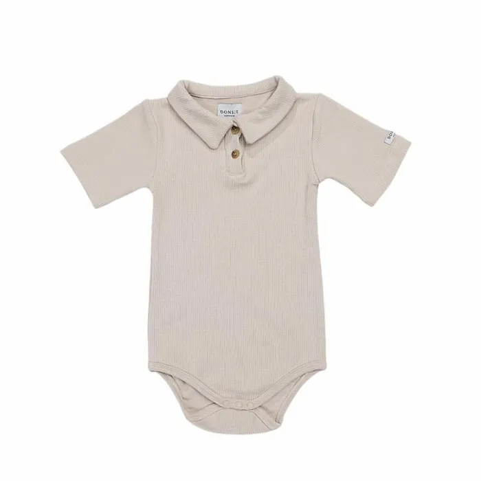 Donsje Amsterdam Bodysuits and Playsuits Baby Milo Bodysuit Macaroon